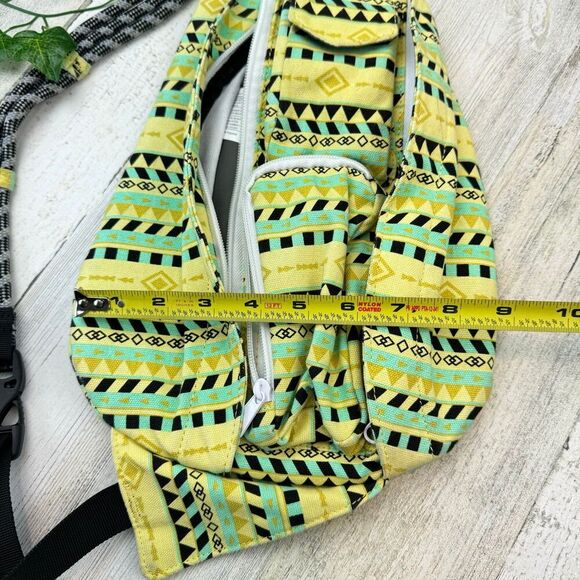 KAVU Rope Bag Cotton Shoulder Sling Backpack Spring Montage - Picture 11 of 11